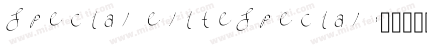 Special eliteSpecial字体转换
